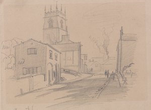 Ville de campagne anglaise - Edward Lear